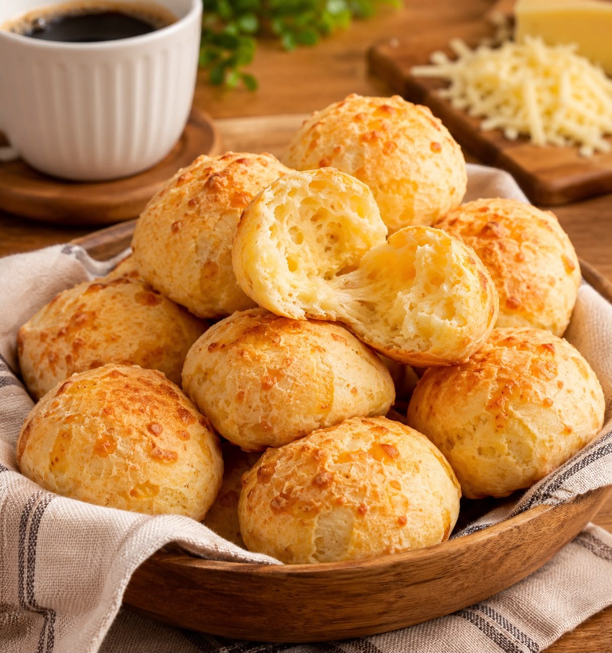 Pão de queijo de liquidificador