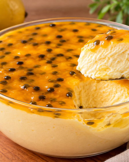 Receita de Mousse de Maracujá Cremoso