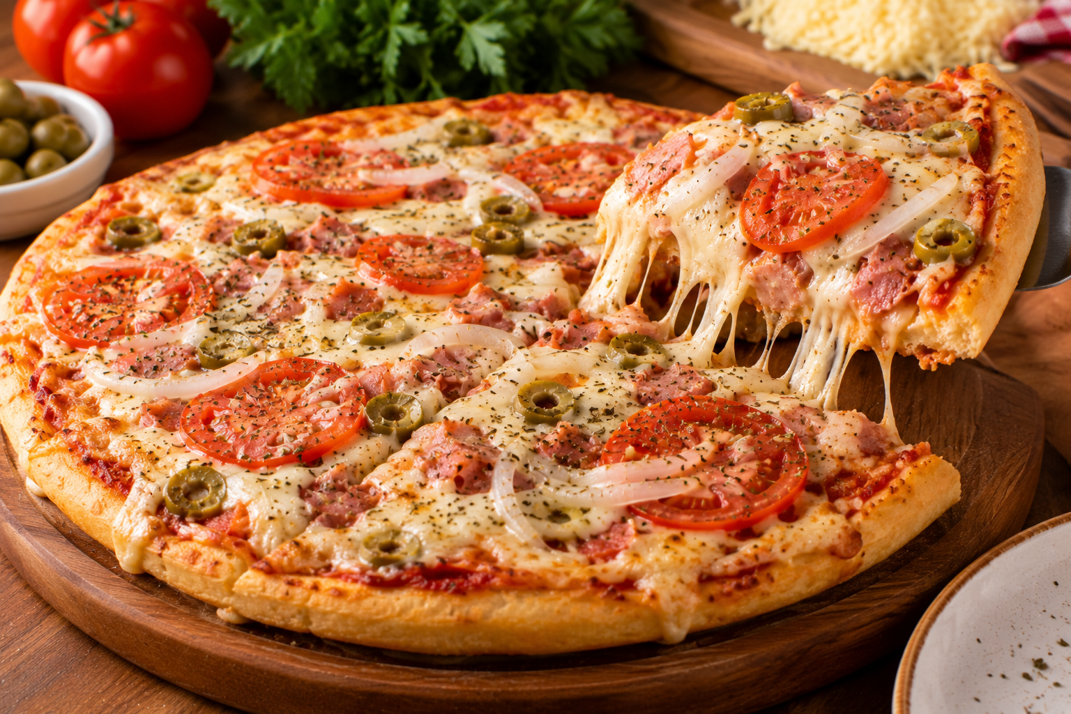 Pizza de Liquidificador