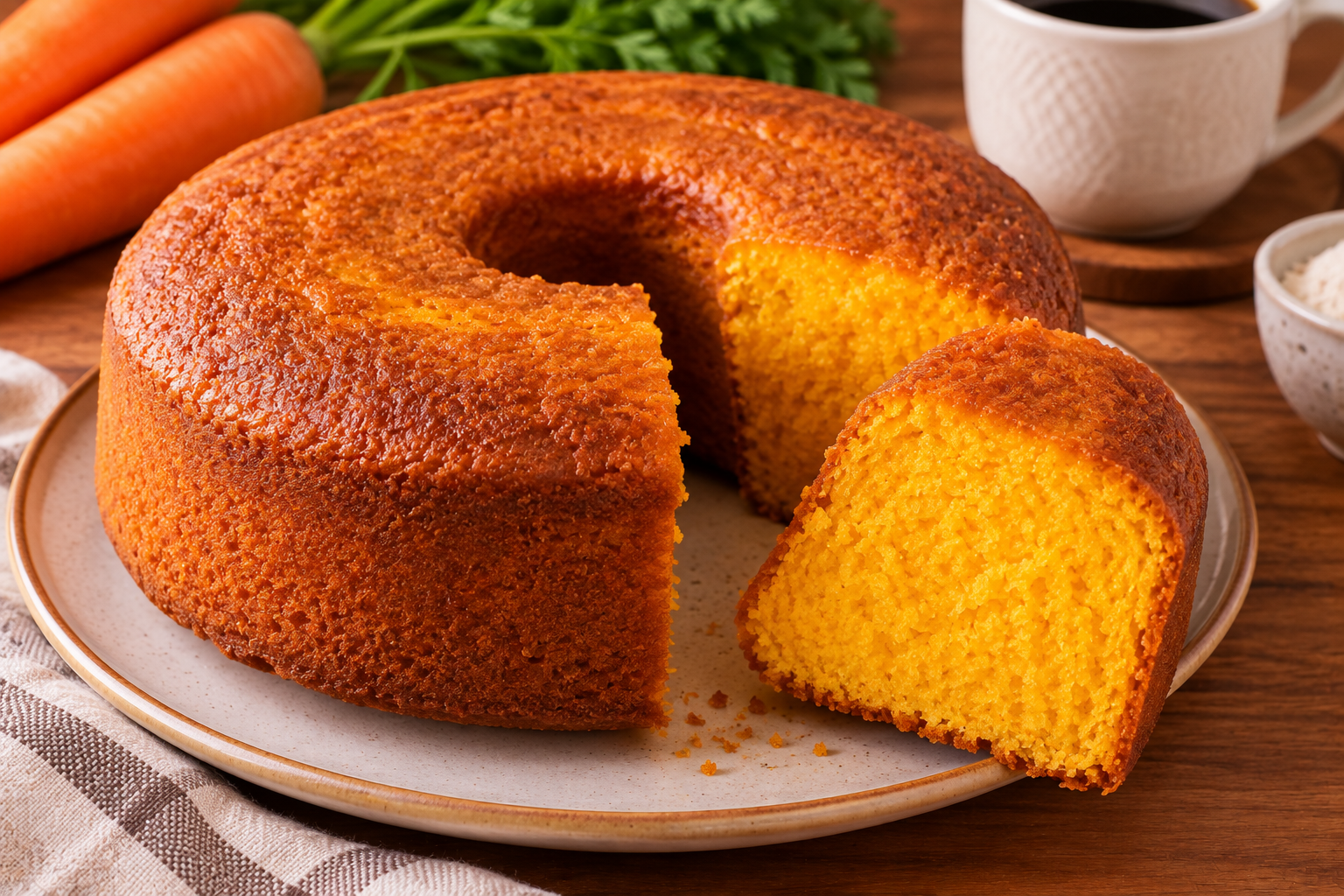 bolo de cenoura